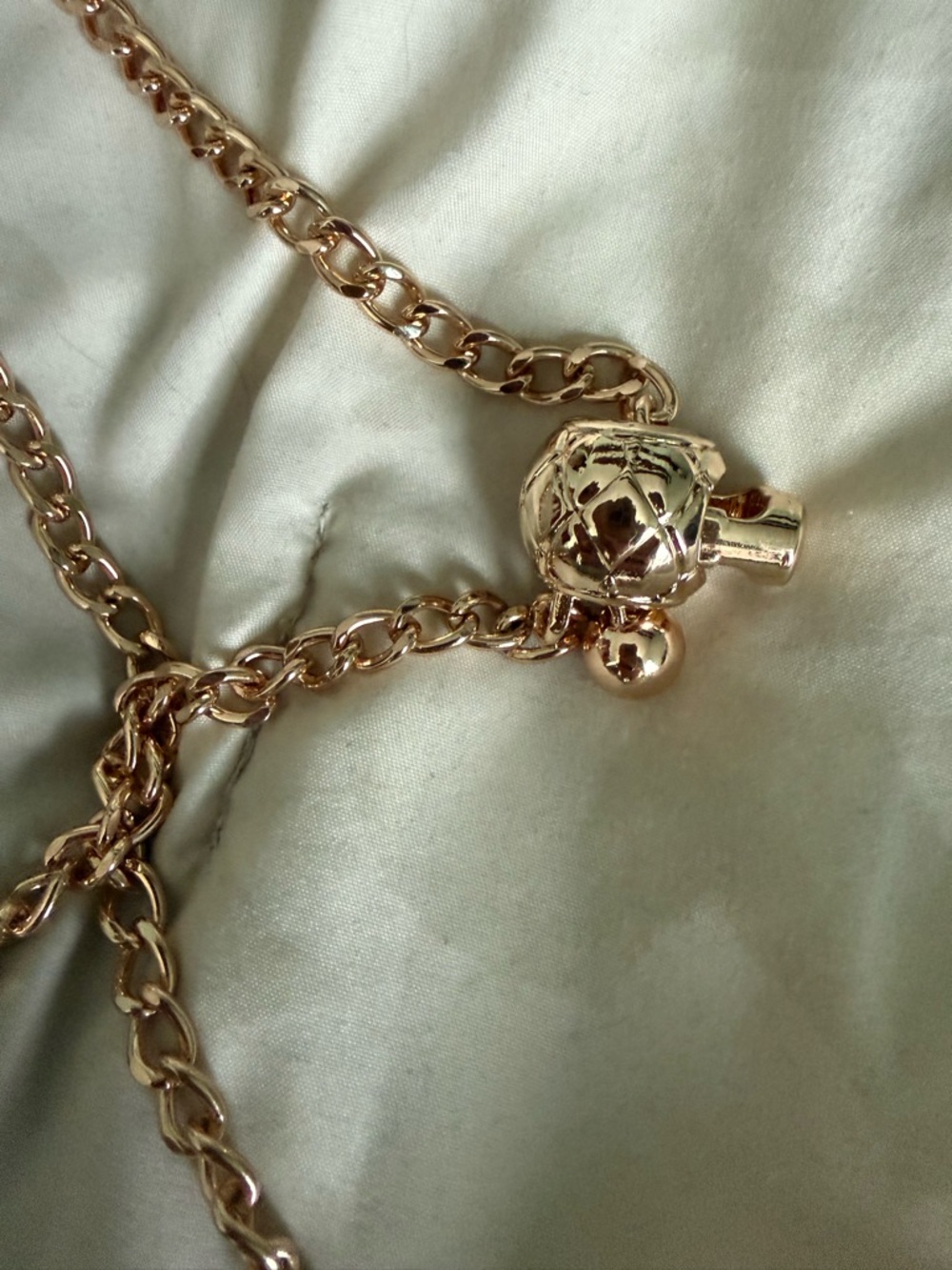 Christian Dior Oblique Jacquard Compact Wallet on Chain - Picture 5 of 6